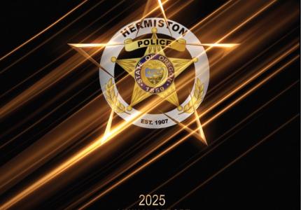 2025 Hermiston Police Department Annual Report Cover