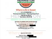 Hermiston Scam Invoice (Page 1)