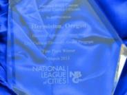 The Hispanic Advisory Committee was presented with the National League of Cities' 2013 City Cultural Diversity Award.