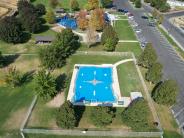 Butte Splash pad aerial photo