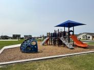 Horizon Park playground Photo of Horizon Park's playground looking west.