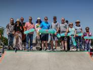 City Council at opening of skatepark