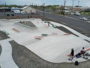 Aerial photo of Hermiston Skatepark