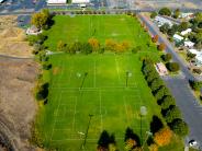 soccer fields