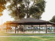 Victory square park shelter