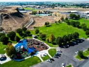 Butte park aerial photo