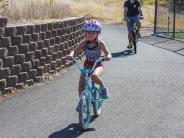 Child biking