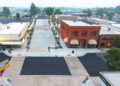 Festival Street (NE 2nd St & E Main St) completed Festival Street project