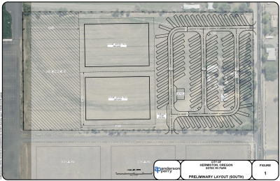 Map of planned RV Park at EOTEC