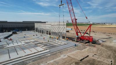 The Meyer Distribution Center was constructed in the South Hermiston Industrial Park in 2021. Building development in the South Hermiston Industrial Park