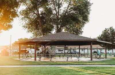 Victory Square Park shelter