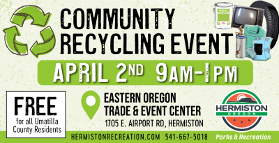 Recycle event flyer - all information in body of website