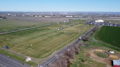 Aerial view of HEROS Sportsplex