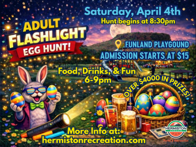 Adult Egg Hunt Flyer