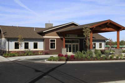 Front view of the Harkenrider Senior Center