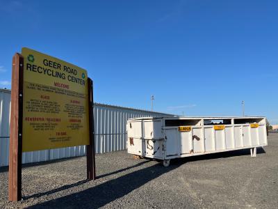 The recycling center in Hermiston