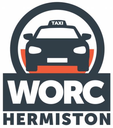 WORC logo with taxi cab.