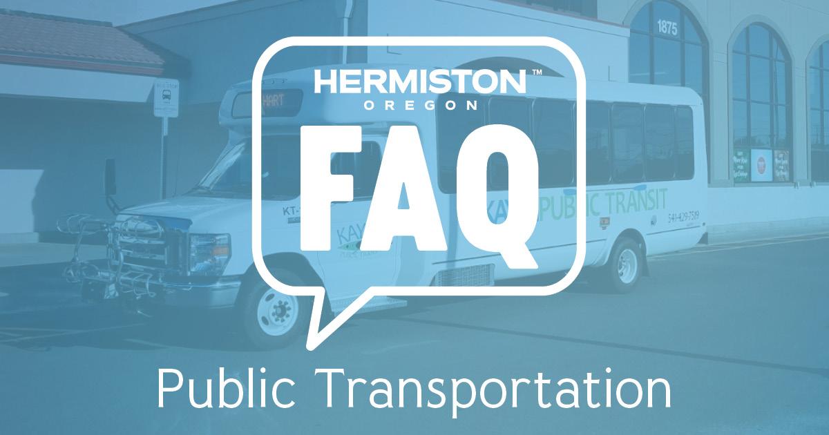 Public transportation FAQ