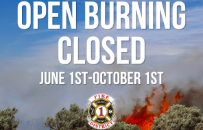 Open Burning Closed June 1 2026