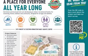 Health, wellness and aquatic center conceptual rendering