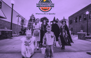 Group of trick or treaters